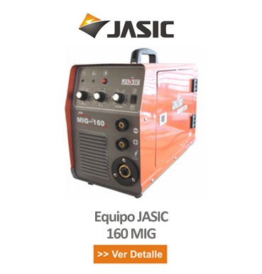 Equipo soldadura Jasic 160 Mig importado por Soldaduras Centro