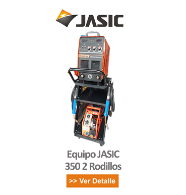 Equipo soldadura Jasic 350 2 rodillos importado por Soldaduras Centro