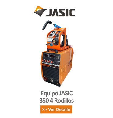Equipo soldadura Jasic 350 4 rodillos importado por Soldaduras Centro